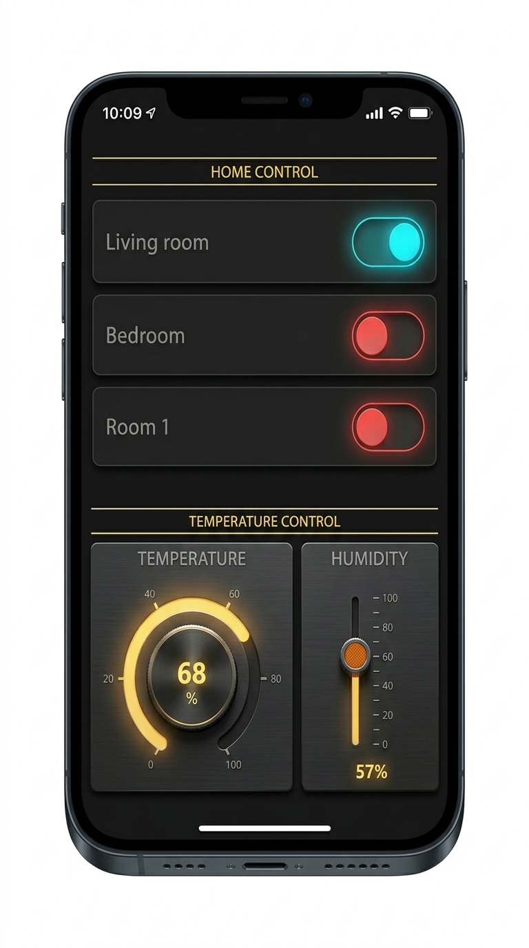Home control dashboard